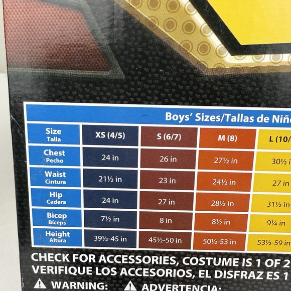 Marvel Comics BRAND NEW Spider Man Halloween Costume for Boys Kids Sz Small 6/7 - Picture 6 of 6